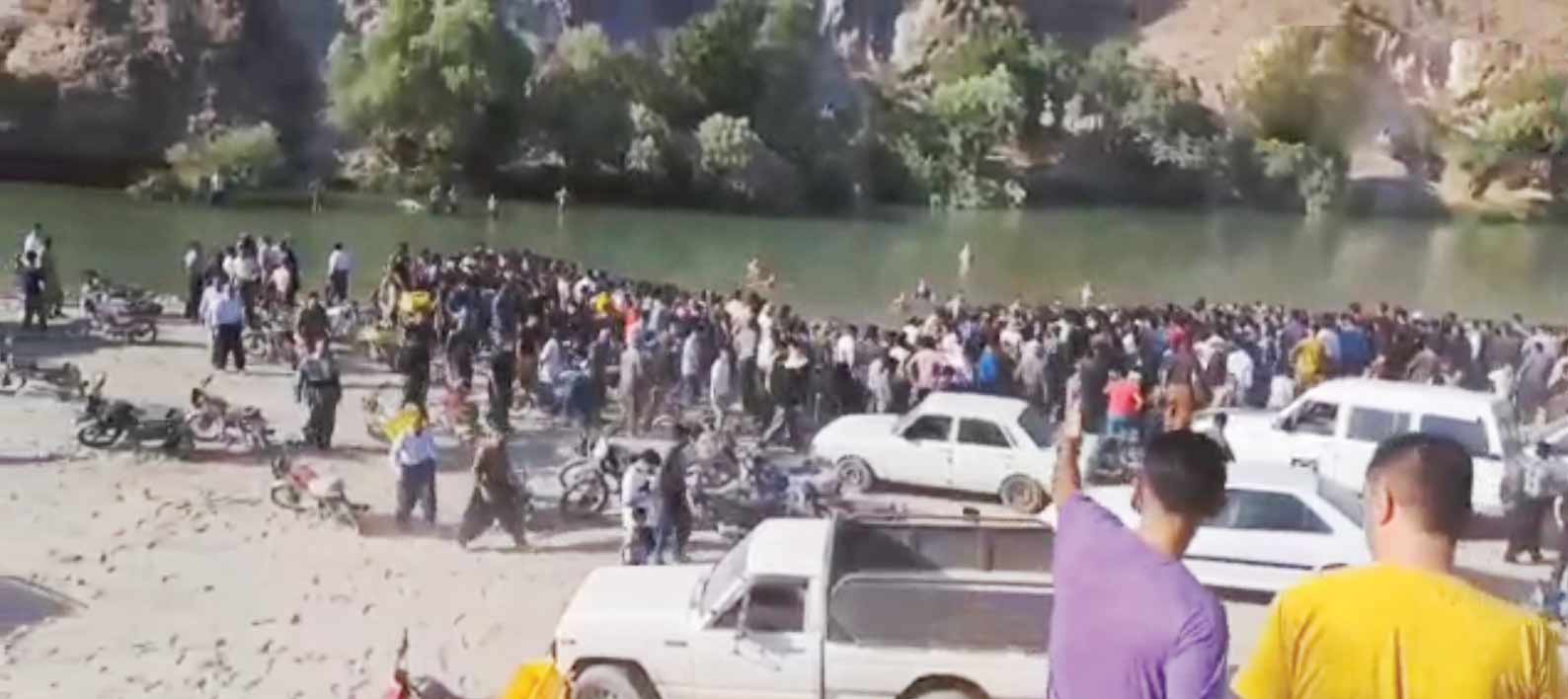 2دختر که برای تفریح وارد رودخانه شده بودند غرق شدند