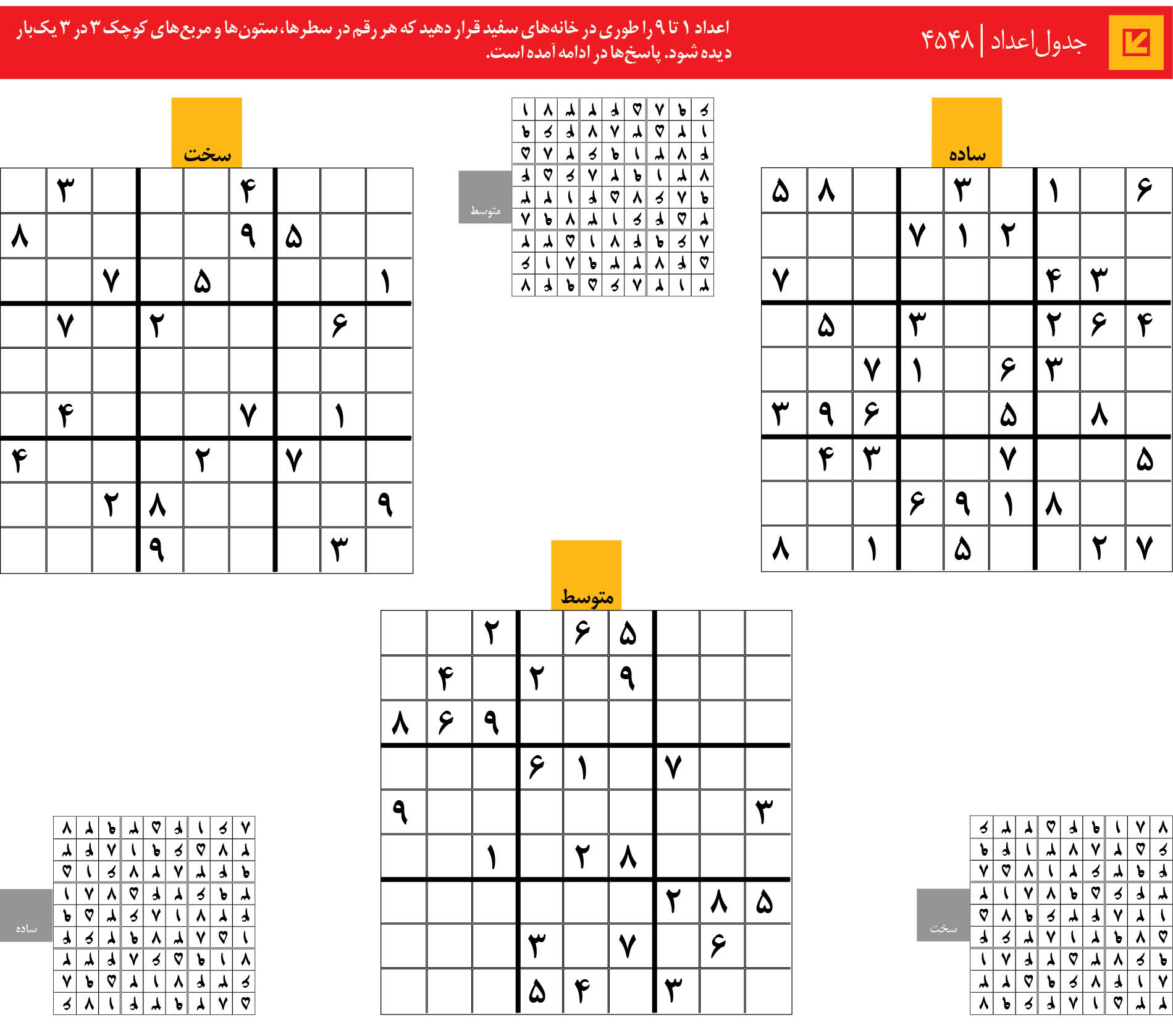 جدول‌اعداد | 4548