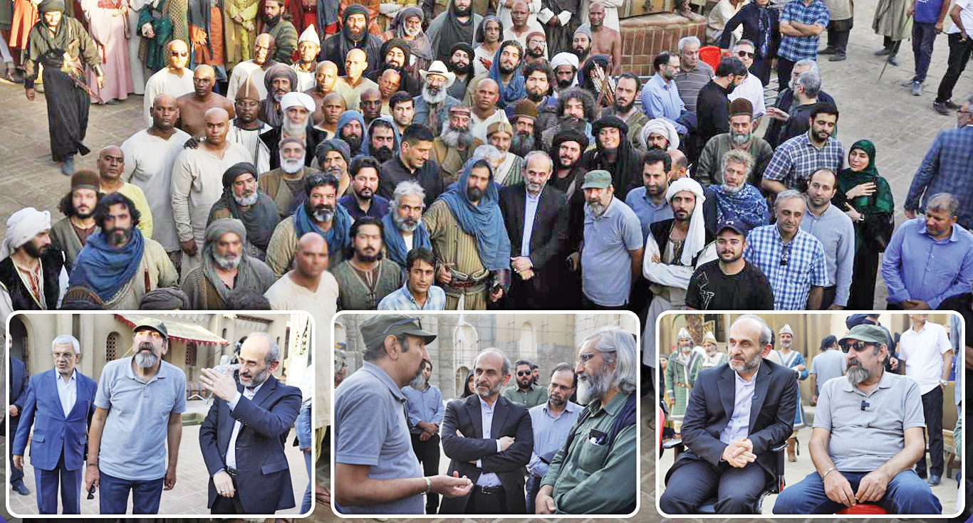 رئیس صدا و سیما سر صحنه سریال سلمان