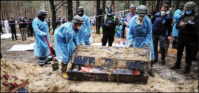 حفر 120هزار قبر برای تلفات اوکراینی‌ها