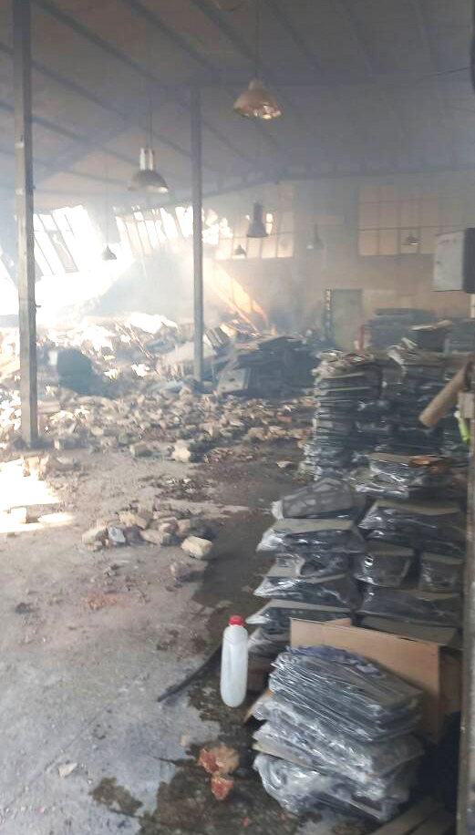 سوختن 4 انبار چوب