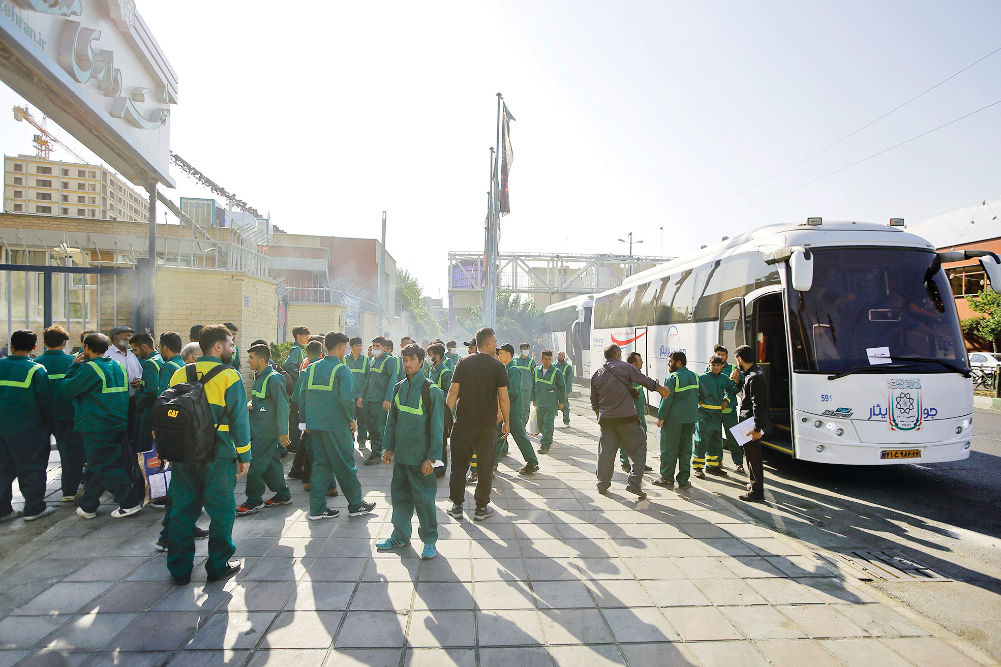 اعزام نیروهای شهرداری برای خدمت‌رسانی به زائران اربعین