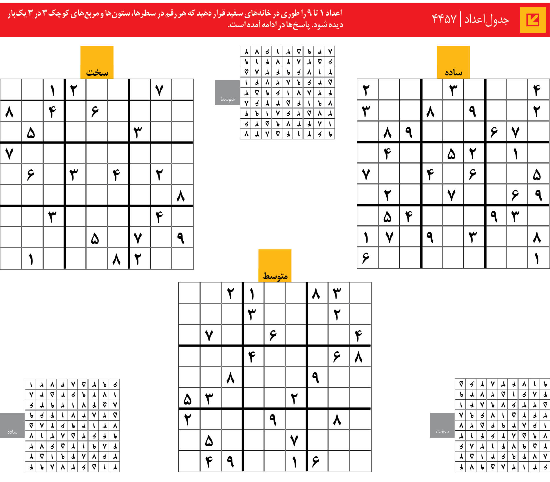 جدول‌اعداد | 4457