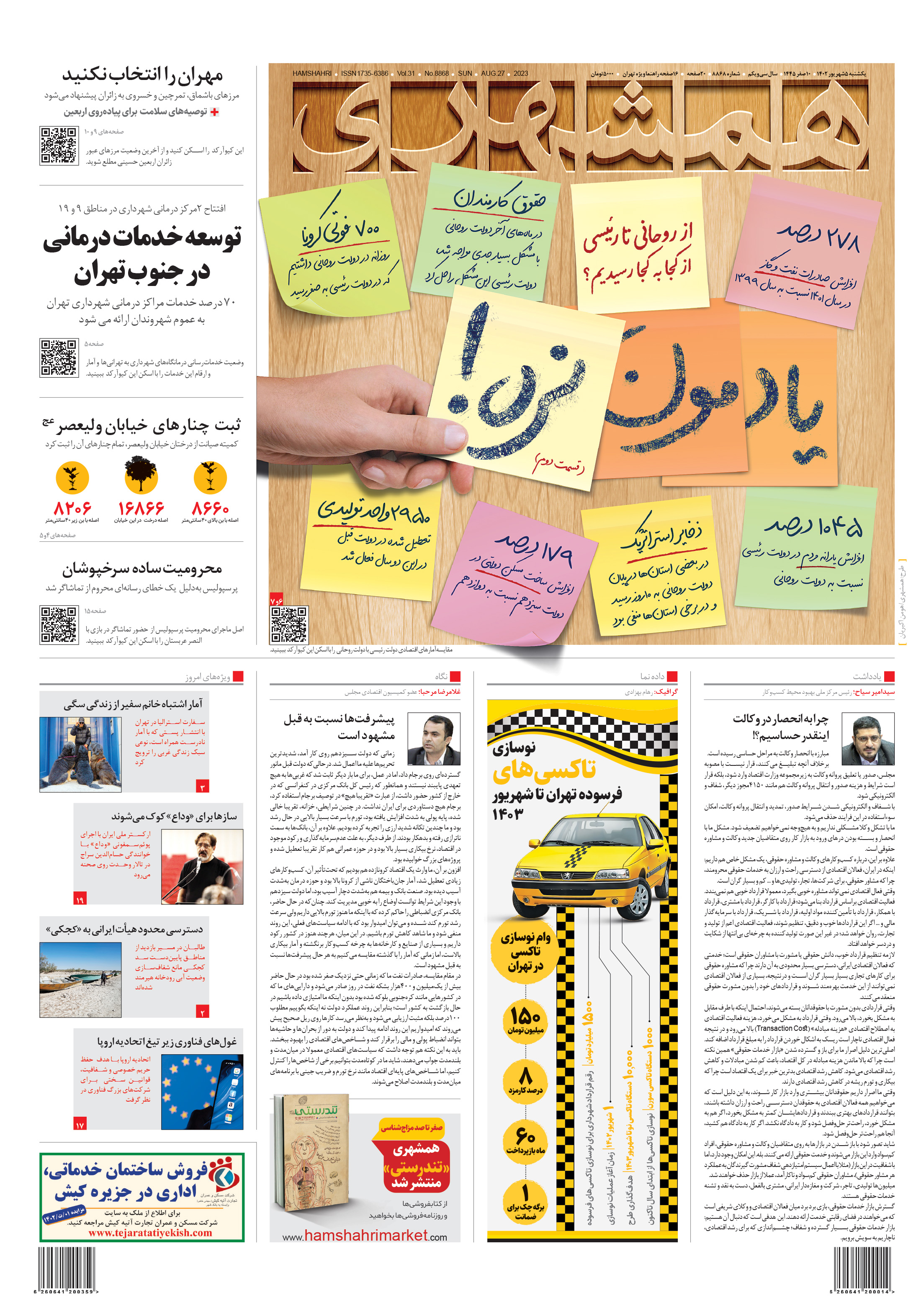 یکشنبه 5 شهریور 1402