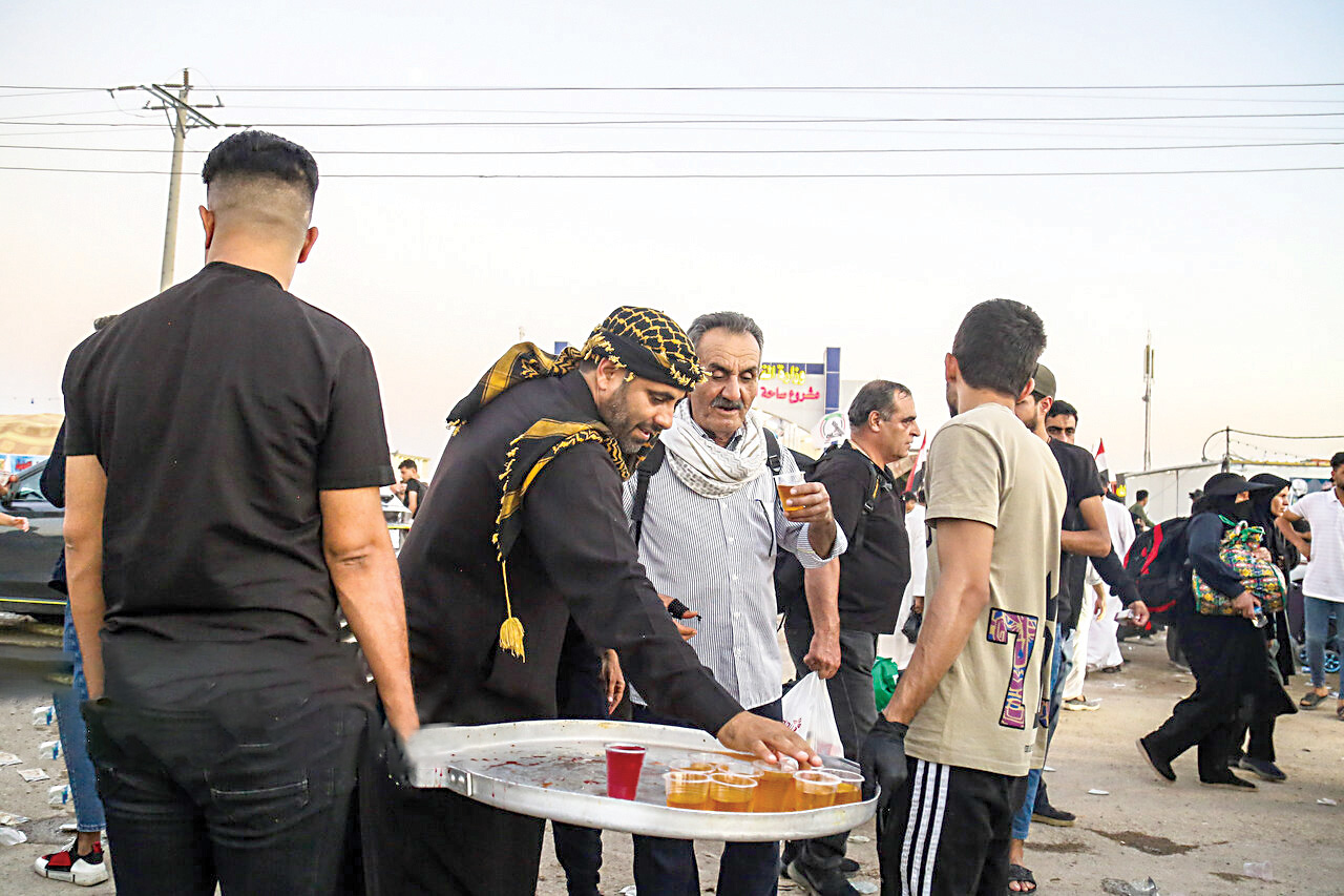 تردد زائران از مرز شلمچه