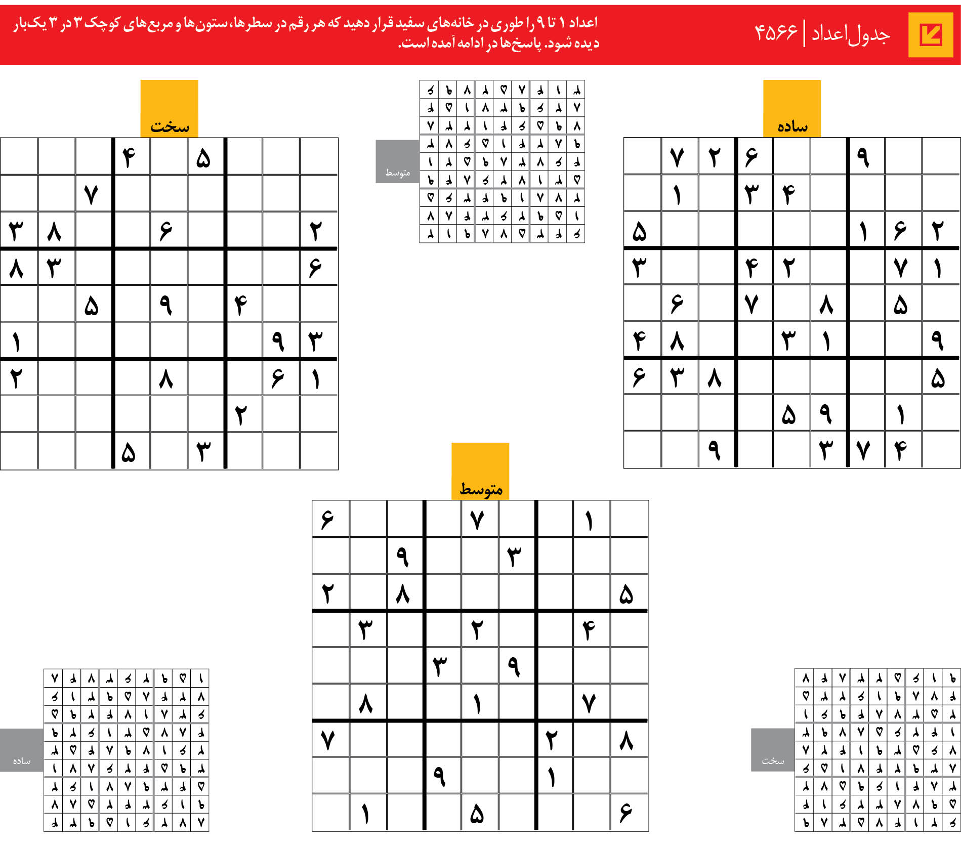 جدول‌اعداد | 4566