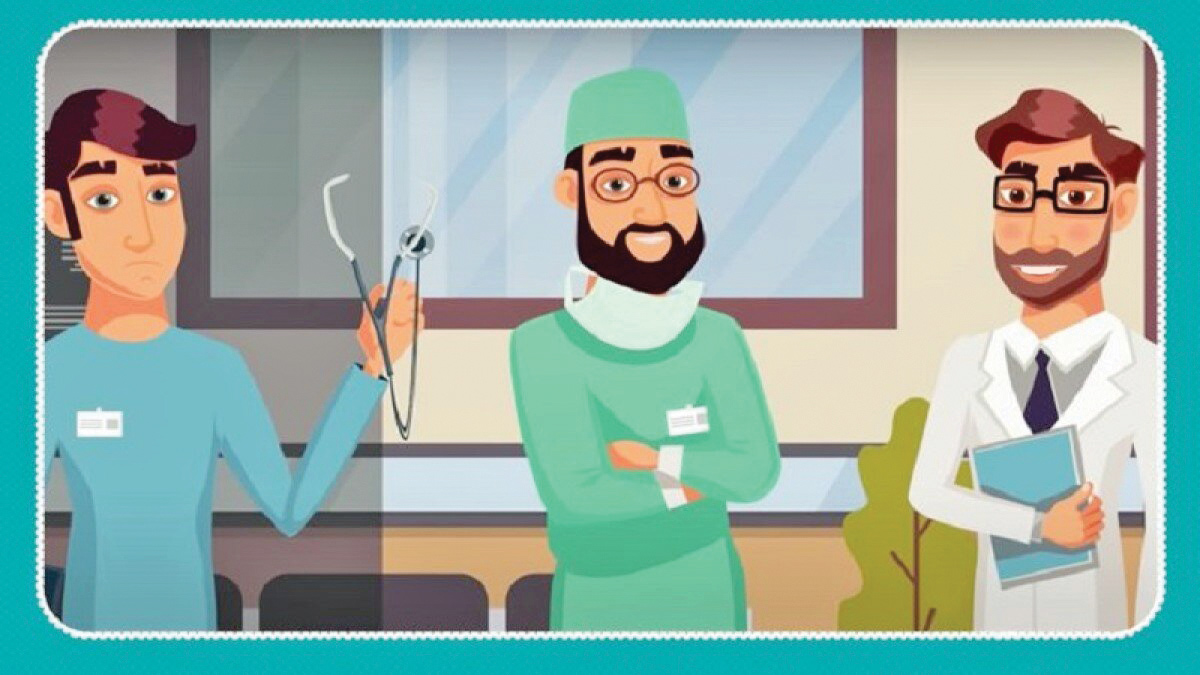 دکتر قلابی را در تصویر پیدا کنید