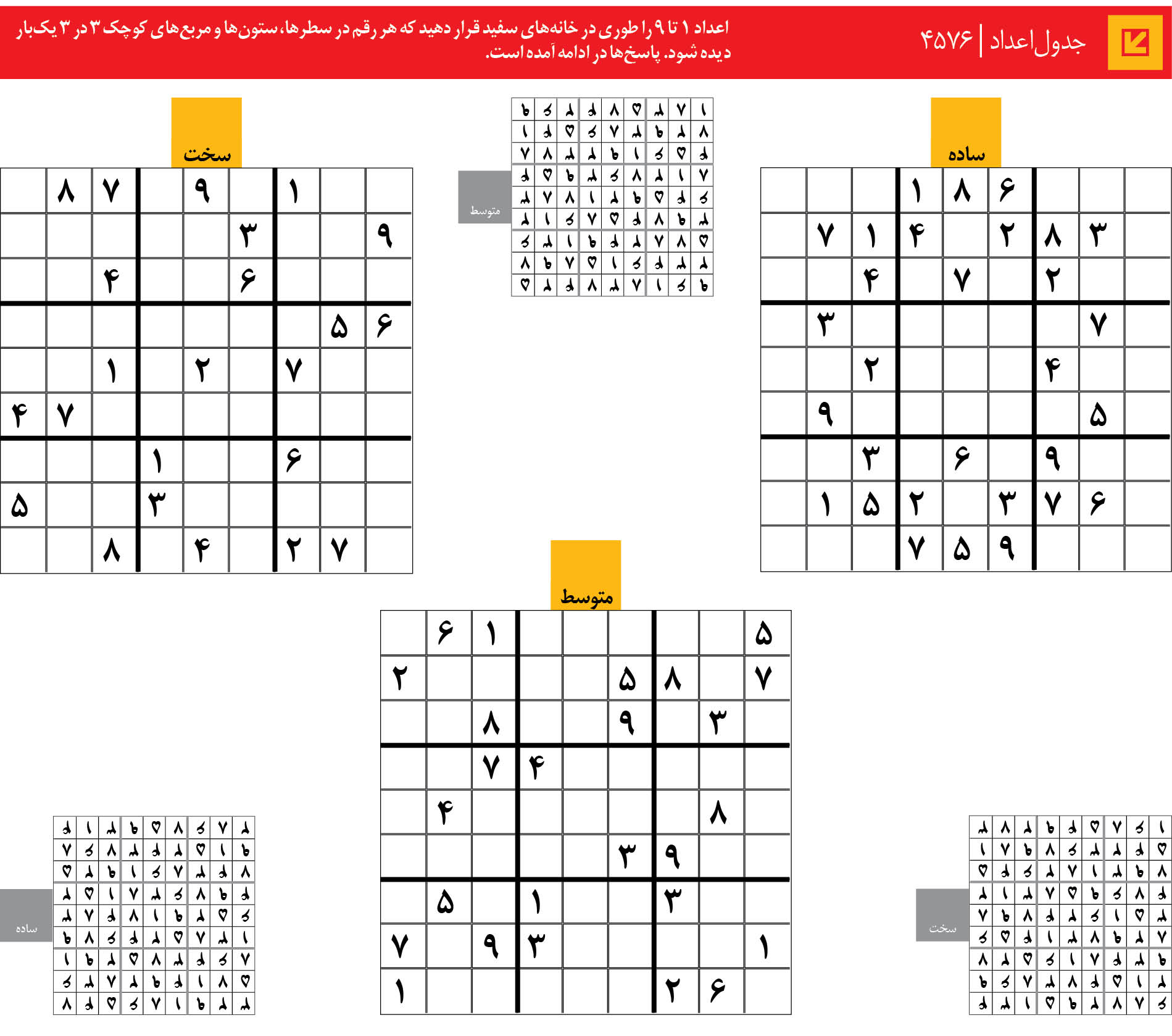 جدول‌اعداد | 4576