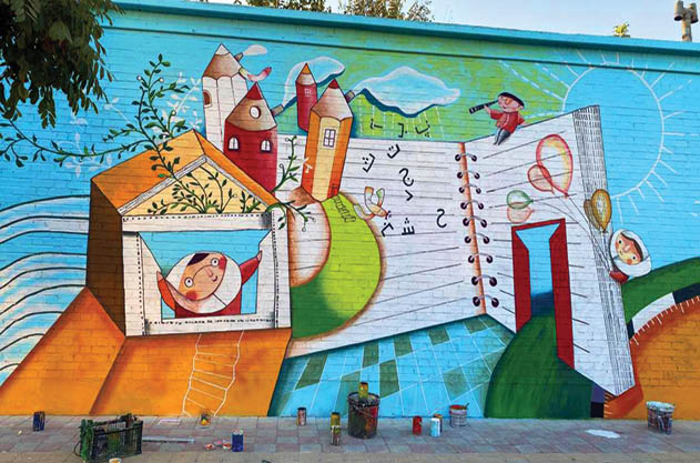 نقش‌های تازه بر دیوار مدارس