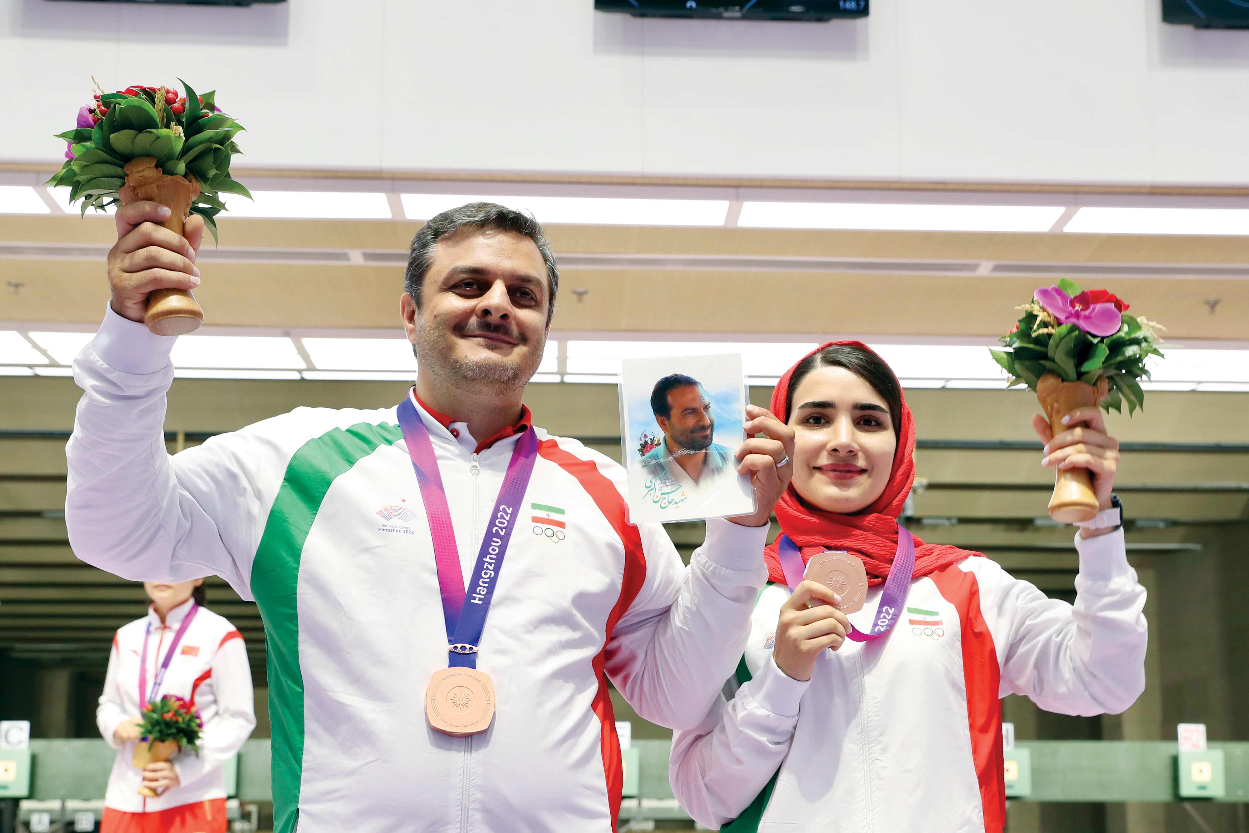 دست تیراندازان به مدال رسید