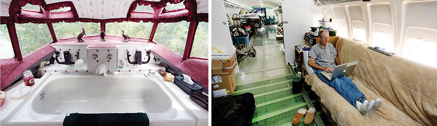 وقتی هواپیما خانه دنج انسان‌ها می‌شود