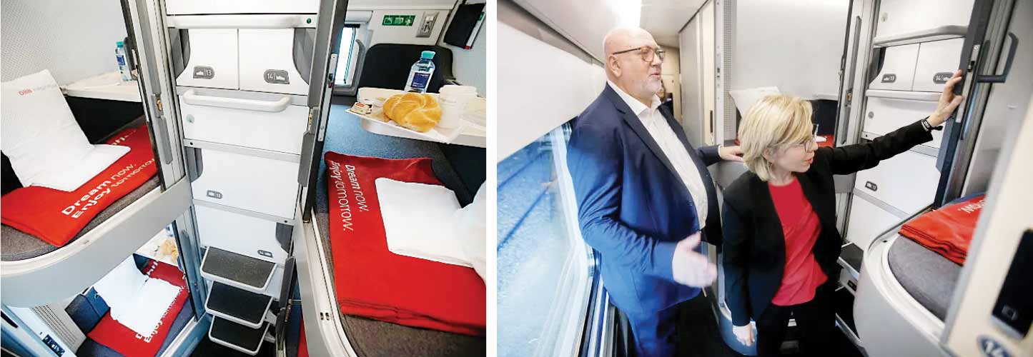 پناه از هواپیما به قطارهای لوکس شب‌رو