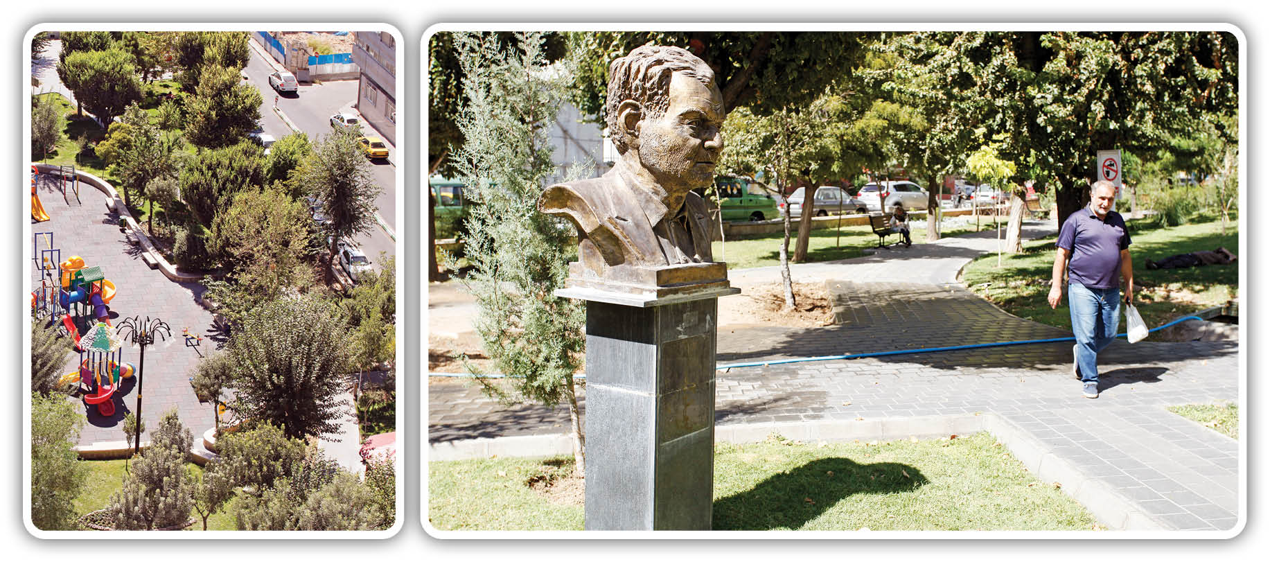 پرسه در بوستانی که از محمدحسین بهجت تبریزی، شاعر ساخت