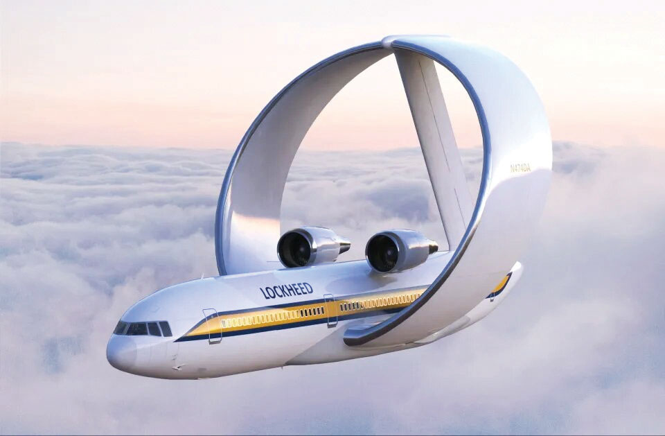 باورنکردنی‌ترین هواپیمای جهان با بالی عجیب و غریب