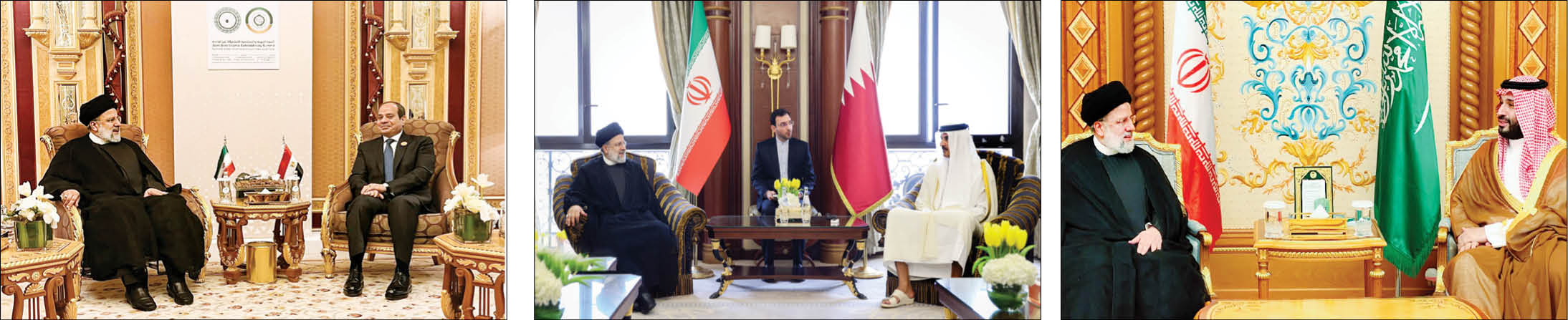 3دیدار تاریخی رئیسی در ریاض