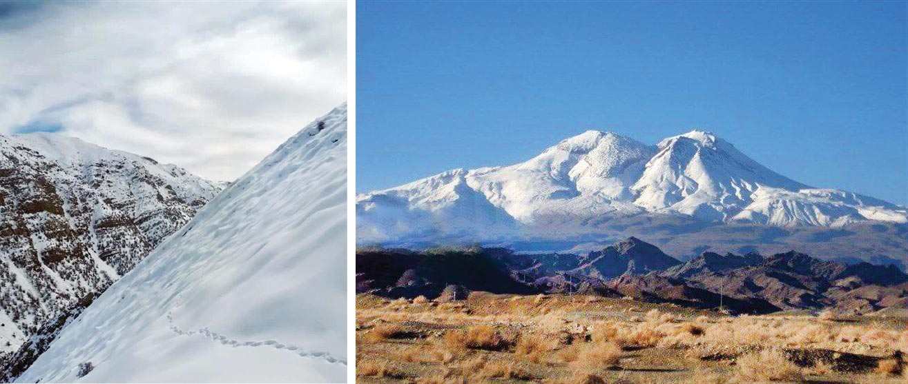 2قله فلات سفید پوشیدند