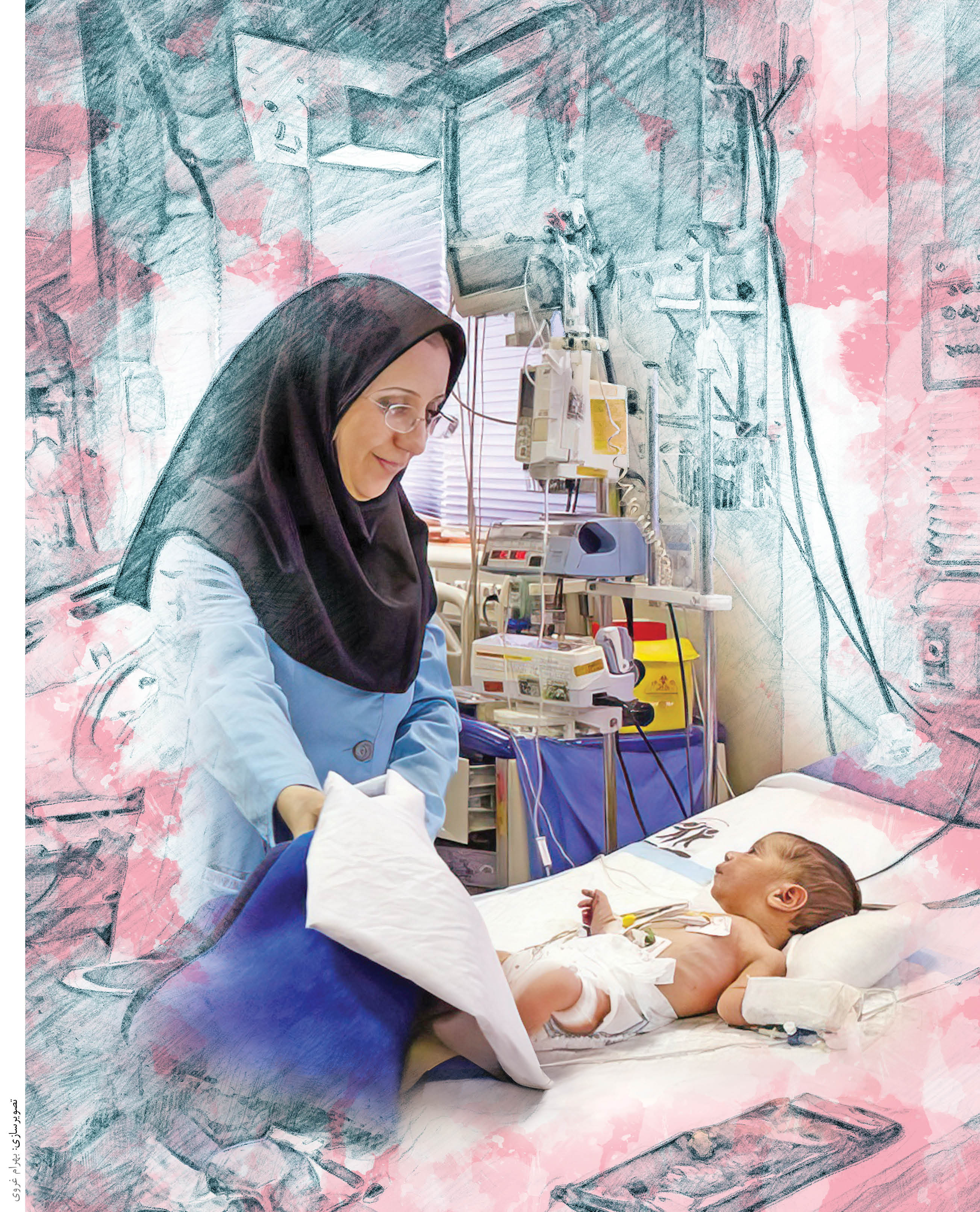 رئیس نظام پرستاری تهران ۳۶ سال عاشقانه در مراکز درمانی مختلف حضور داشته است