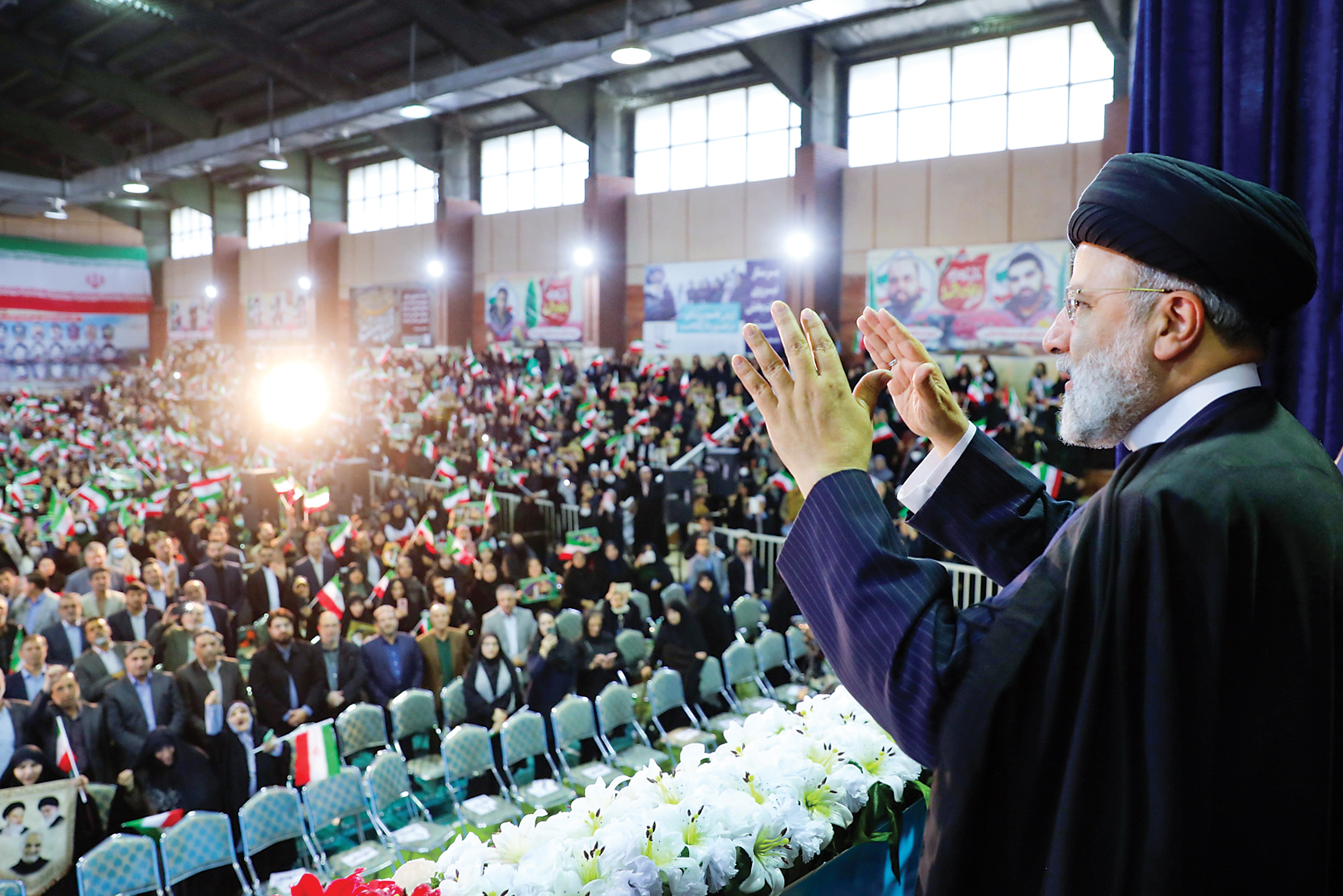 استقبال پرشور از رئیسی در شهریار