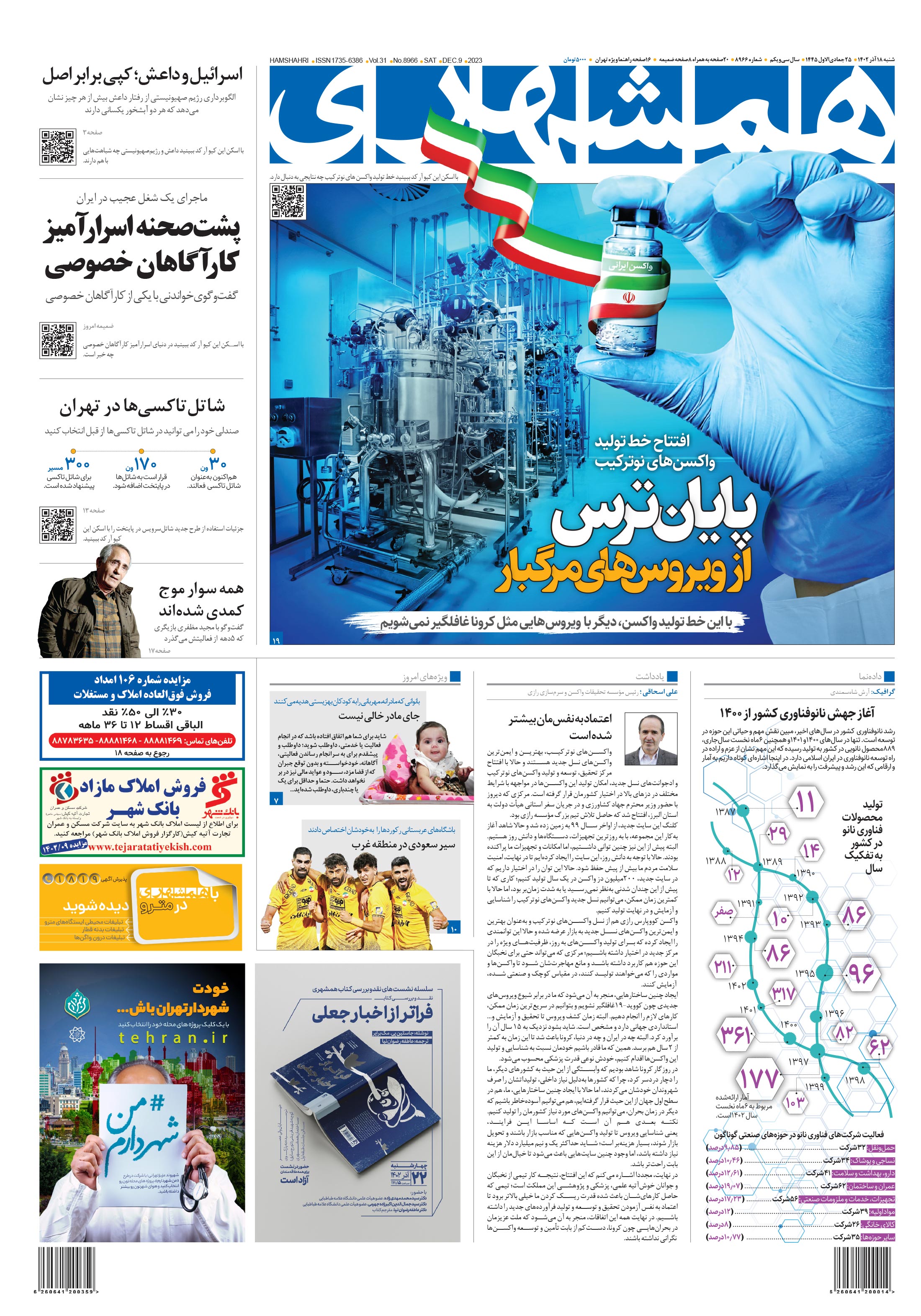 شنبه 18 آذر 1402