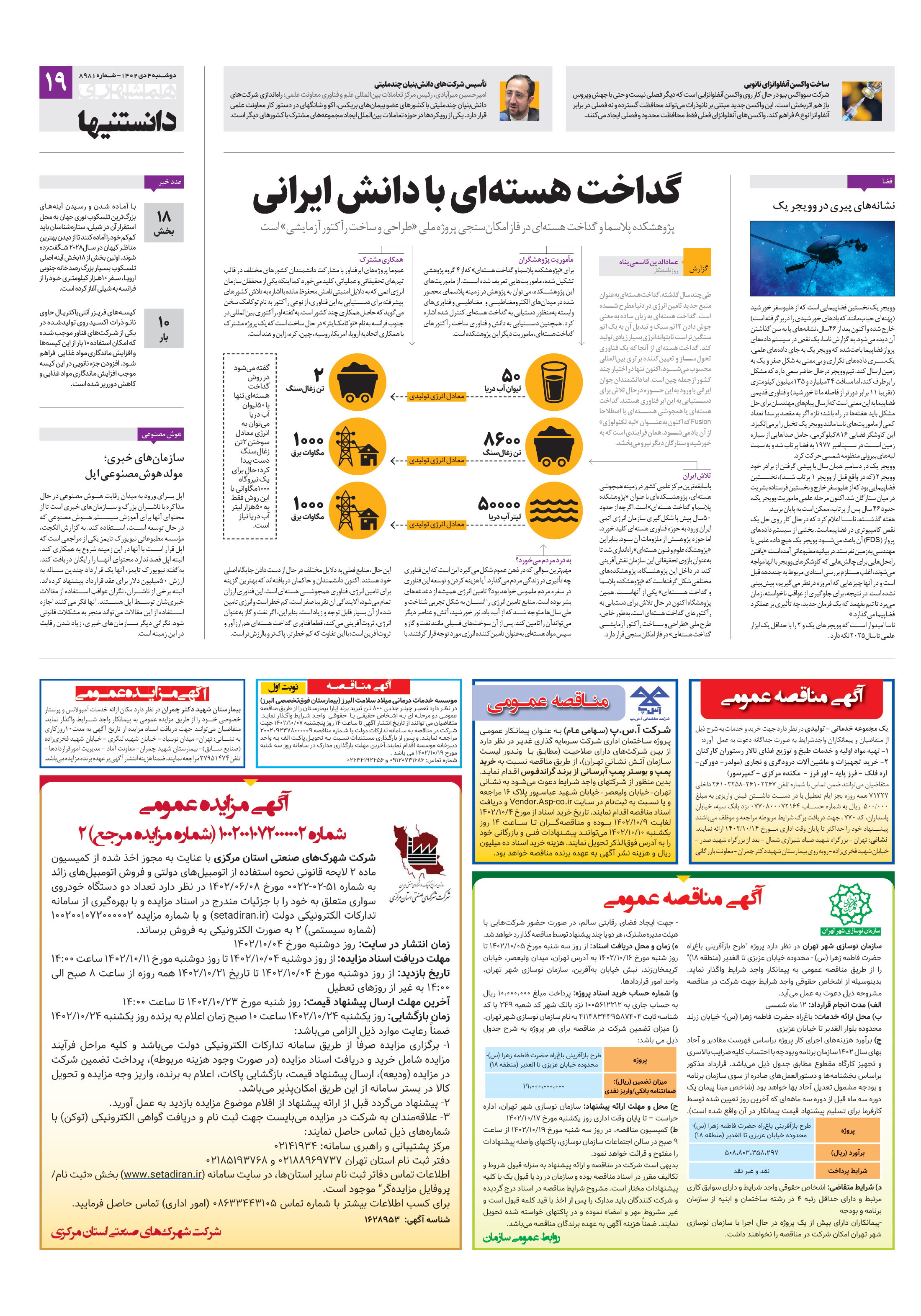 همشهری دانستنی‌ها
