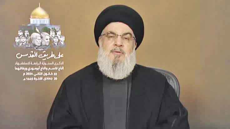 السيد نصر الله: الحاج قاسم هو الشخصية المركزية التي امنت التنسيق بين حركات المقاومة