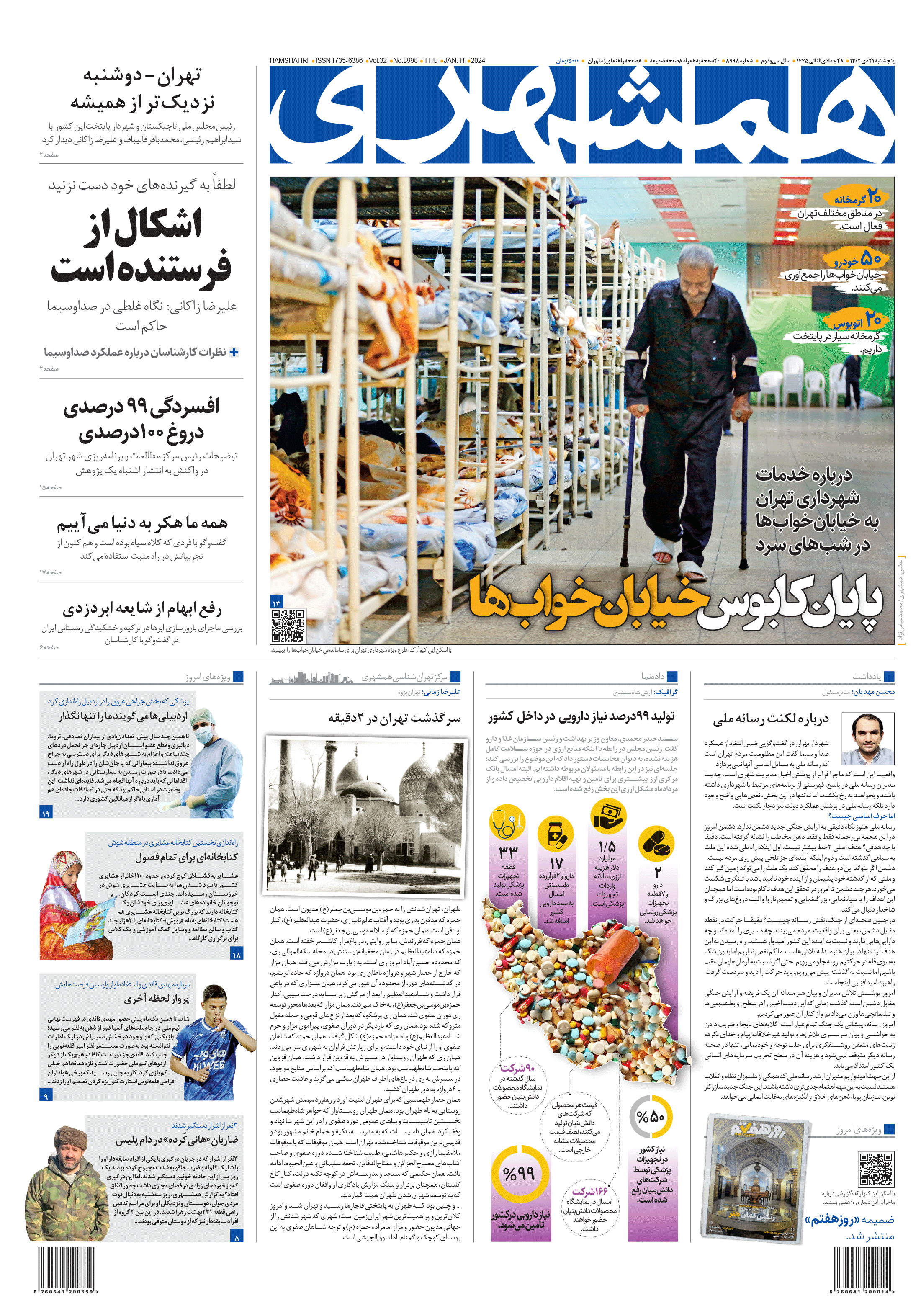 پنج‌شنبه 21 دی 1402