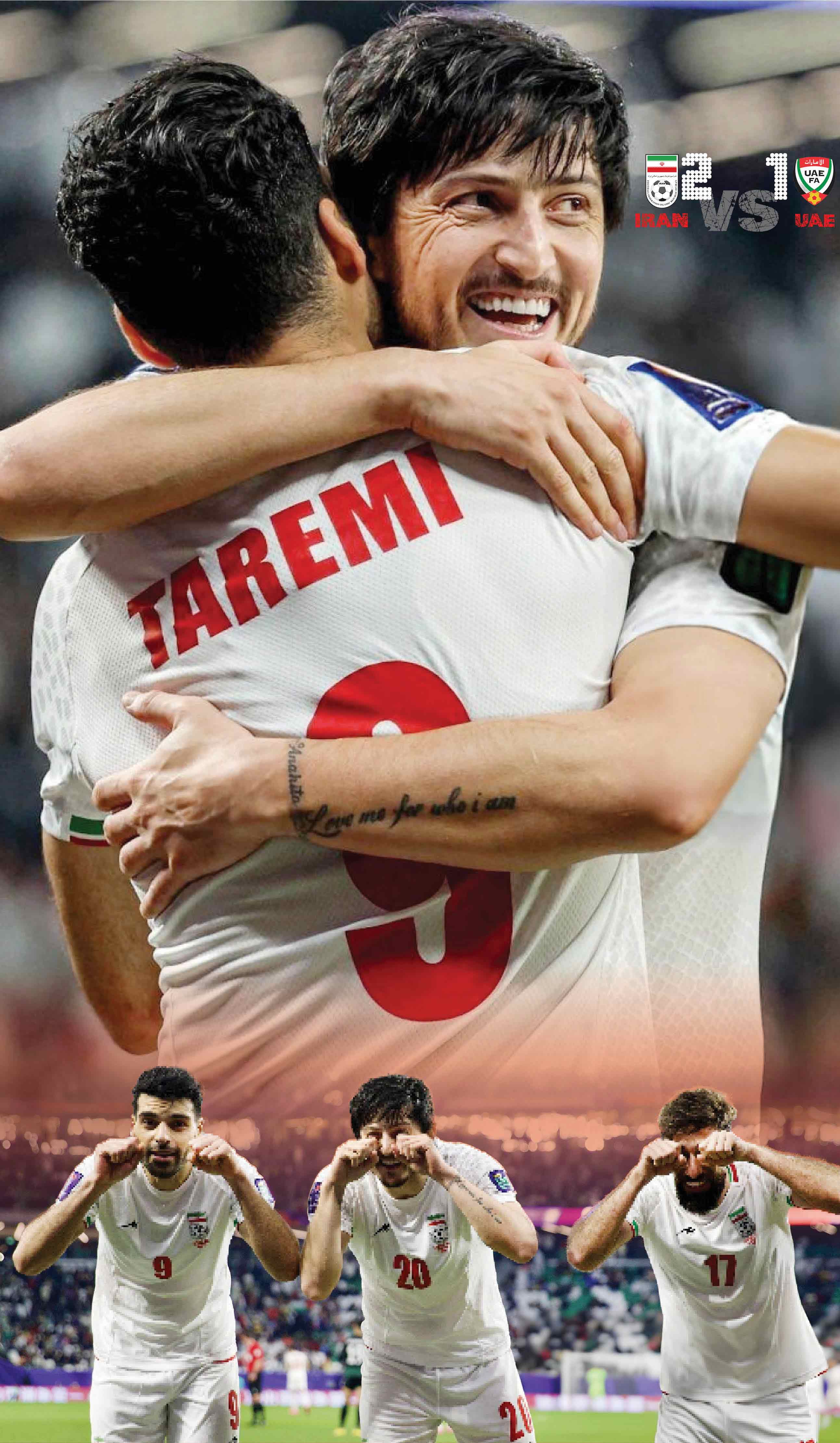 ايران با يک نمايش خوب، امارات را شکست داد و با حداکثر امتيازات صدرنشين مطلق شد