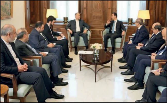 دستورکار امیرعبداللهیان در دمشق