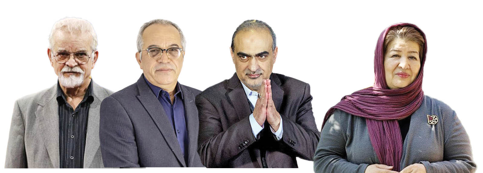 از پوران درخشنده و احمد رضا معتمدی تا محمد حسین لطیفی و مهدی فخیم زاده