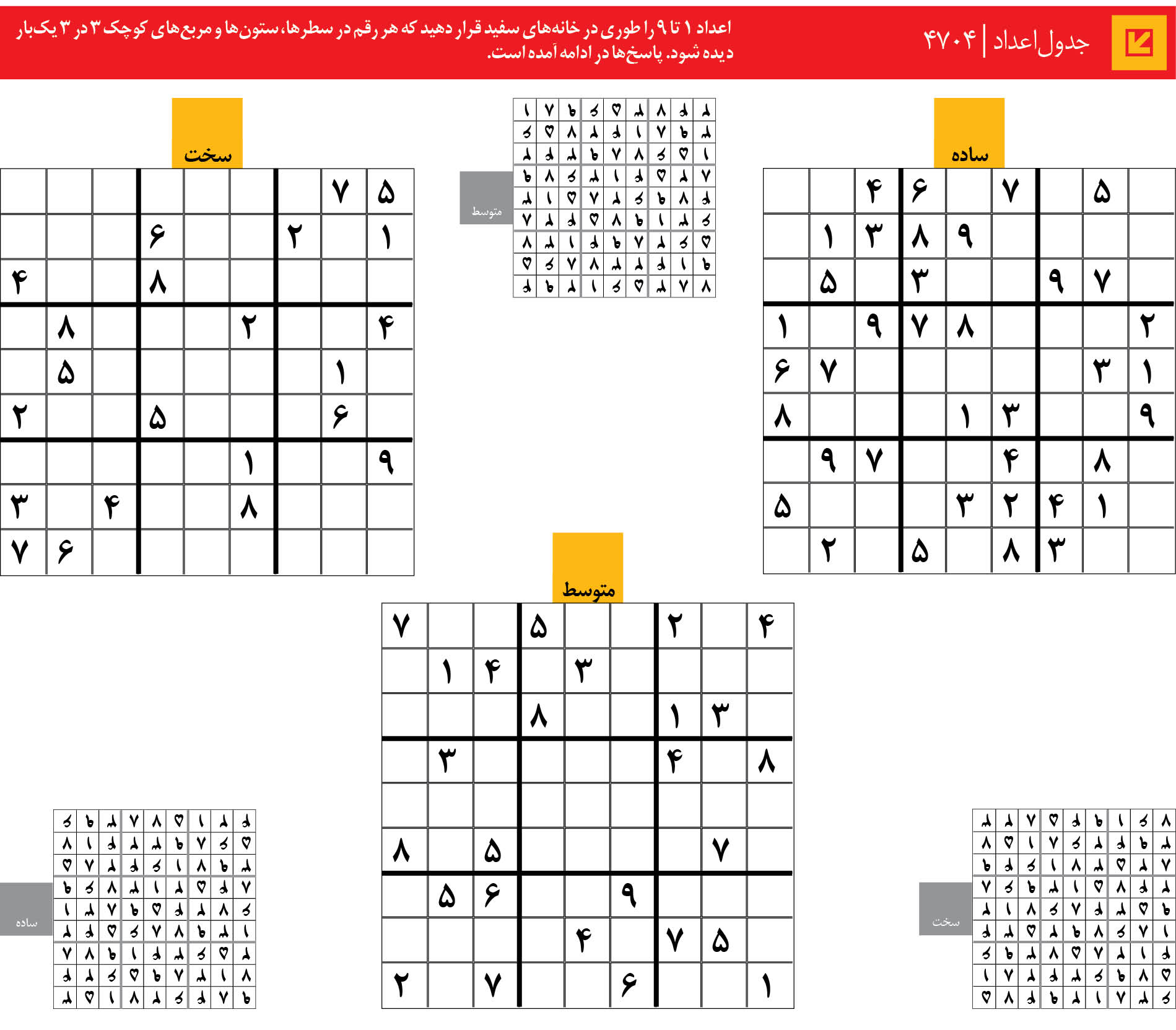 جدول‌اعداد | 4704