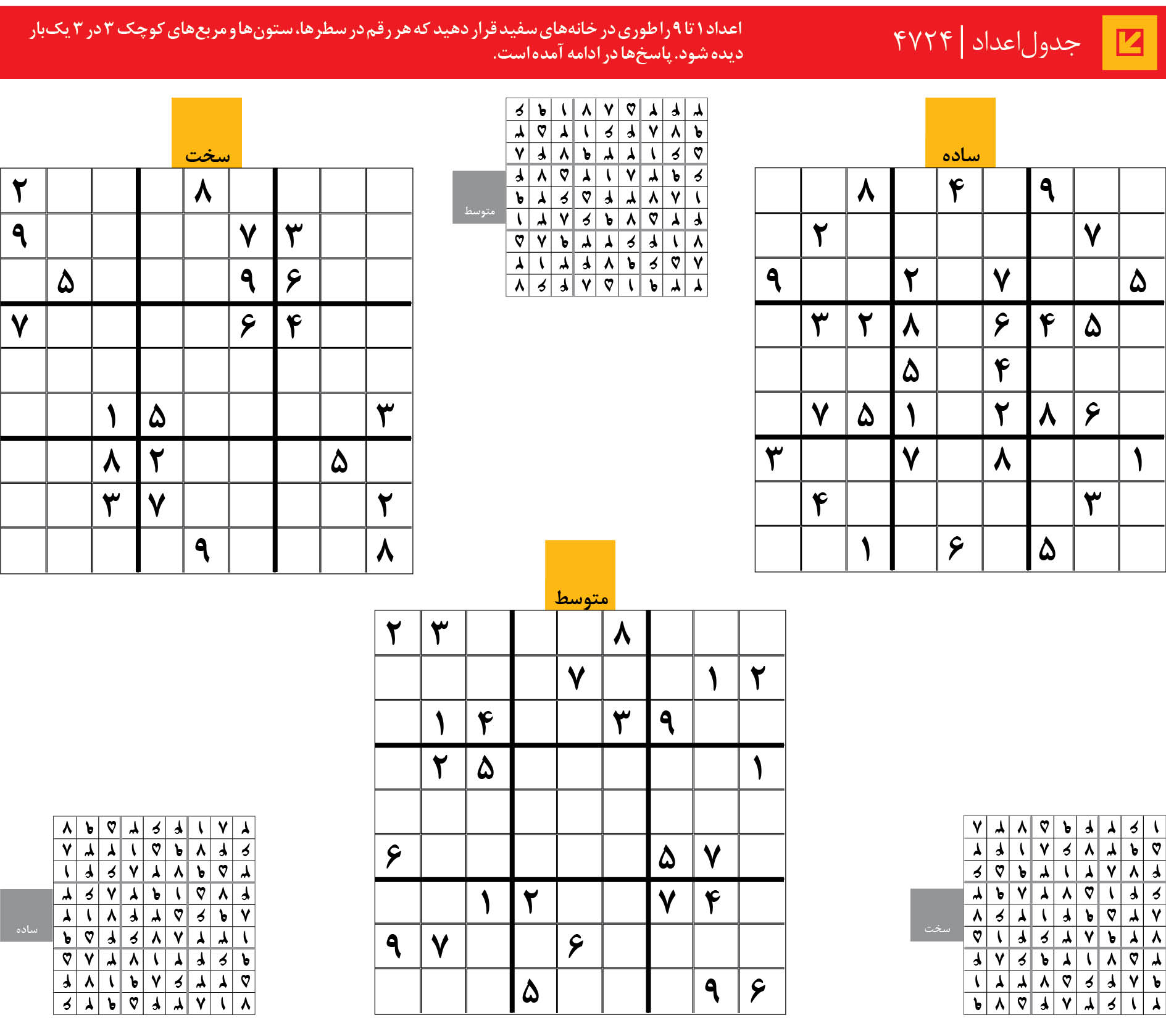 جدول‌اعداد | 4724