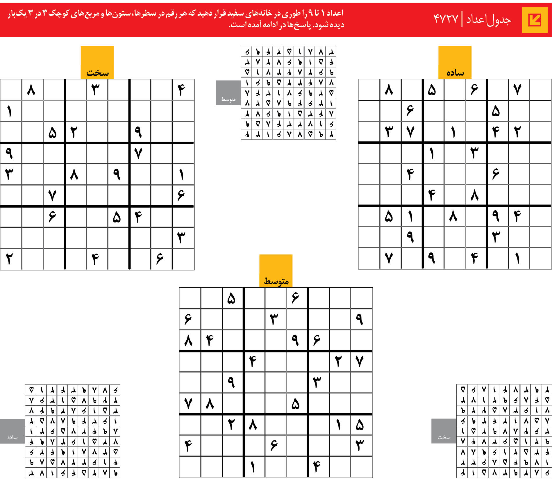 جدول‌اعداد | 4727