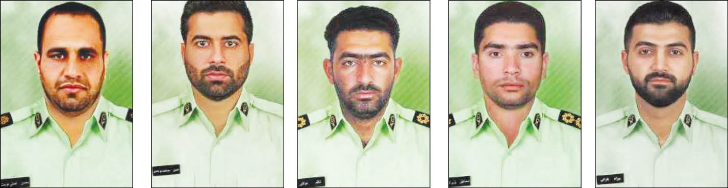 شهادت 5پلیس در حمله تروریست‌ها