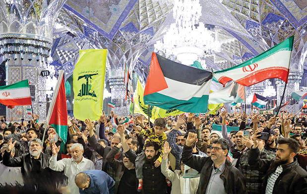 حرم امام رضا ع در لحظات تنبیه رژیم صهیونیستی