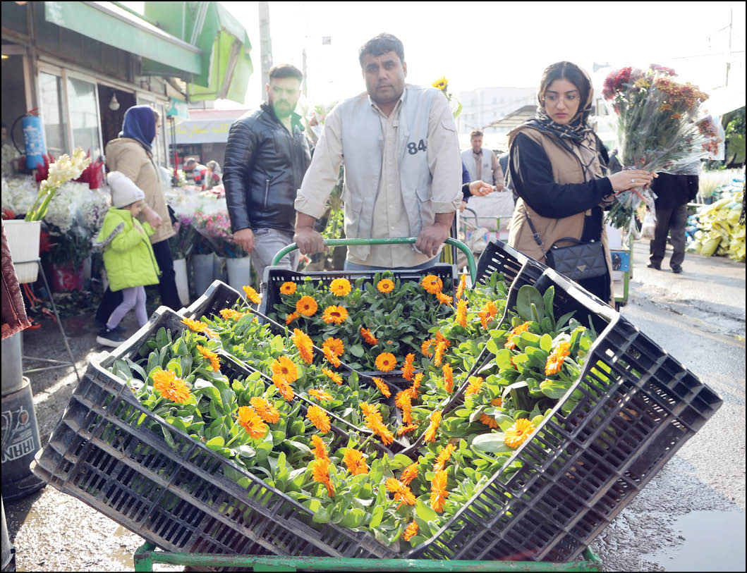 بهار به بازارگل‌ها رسید