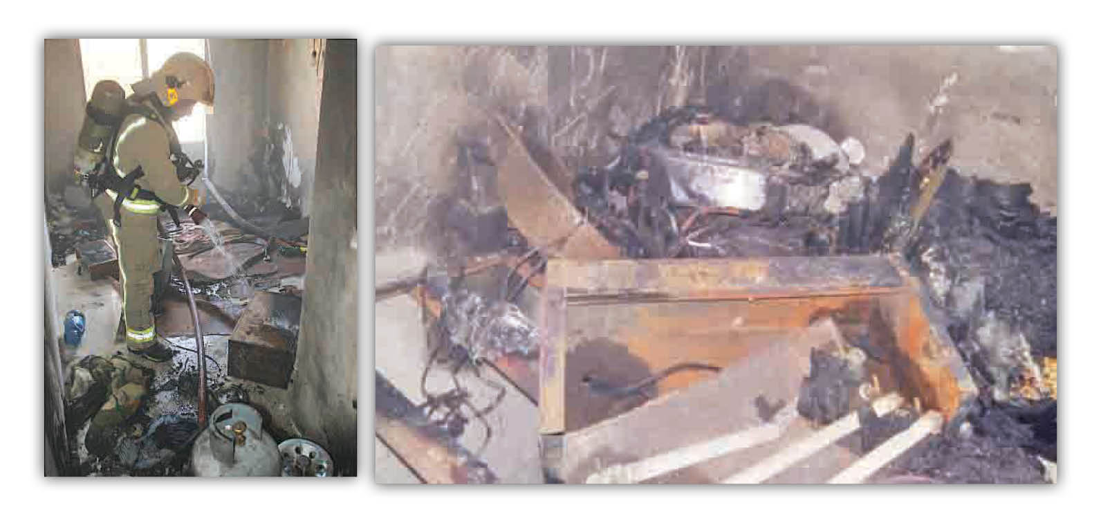 آتش‌سوزی در محل استراحت کارگران حادثه تلخی رقم زد