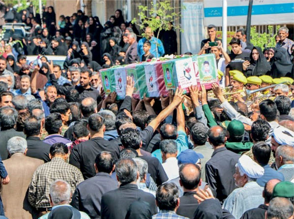 تشییع آخرین شهید حادثه تروریستی کرمان