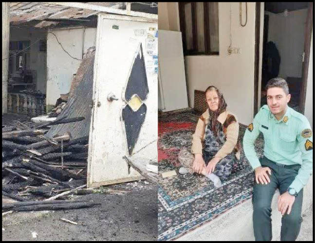 پلیس، فرشته نجات زن سالخورده