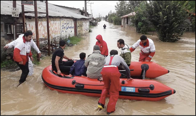 25 استان درگیر سیل بهاری