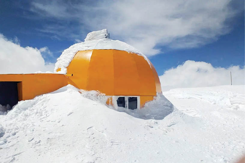 برف بهاری در توچال