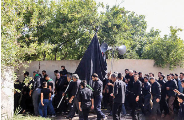 عزاداری در 2باغ معروف