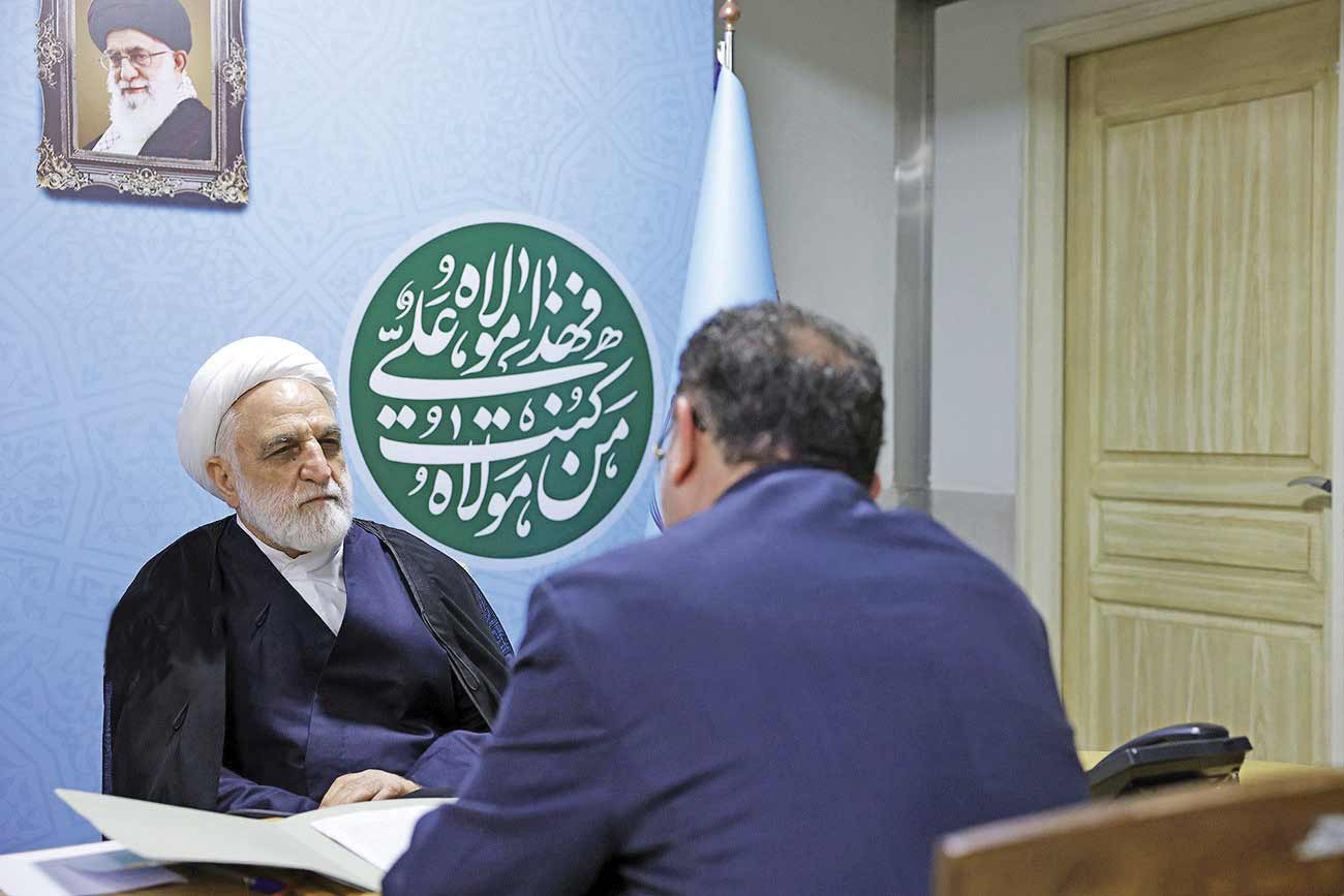 حضور رئیس قوه قضاییه در مهمانی غدیر