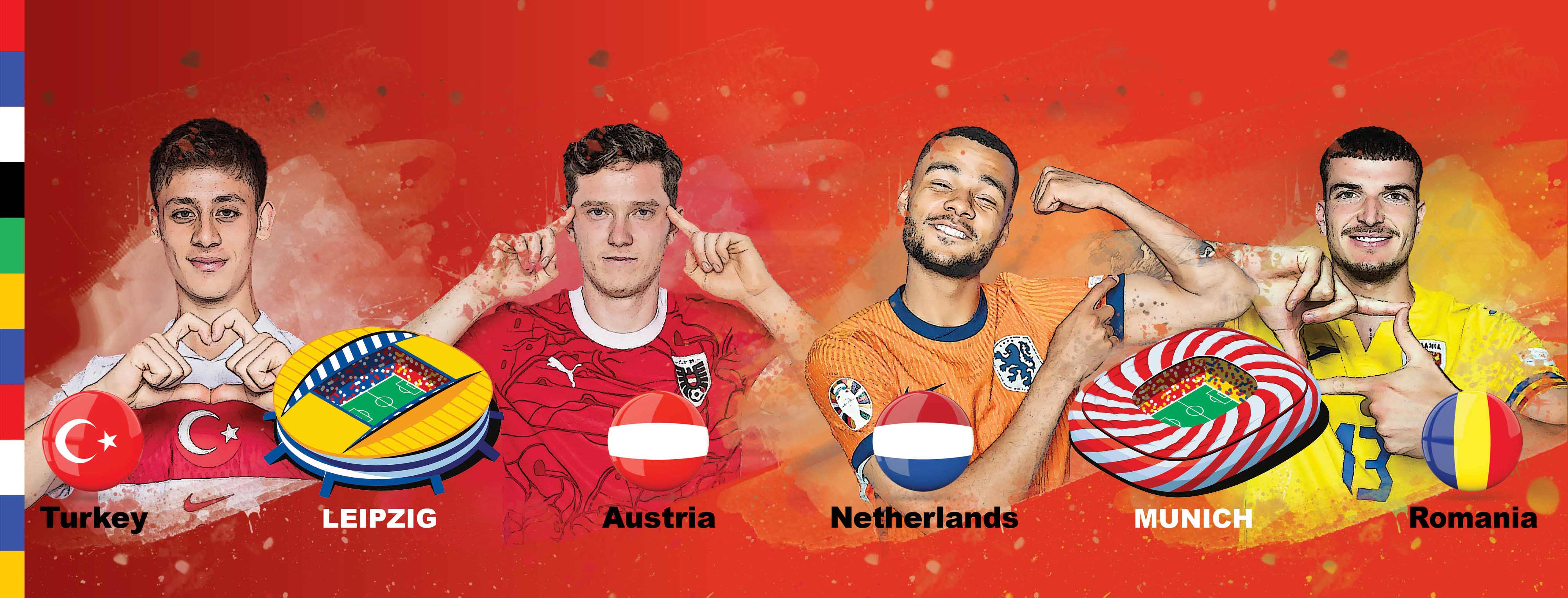 پرونده مرحله یک‌هشتم یورو امشب بسته می‌شود