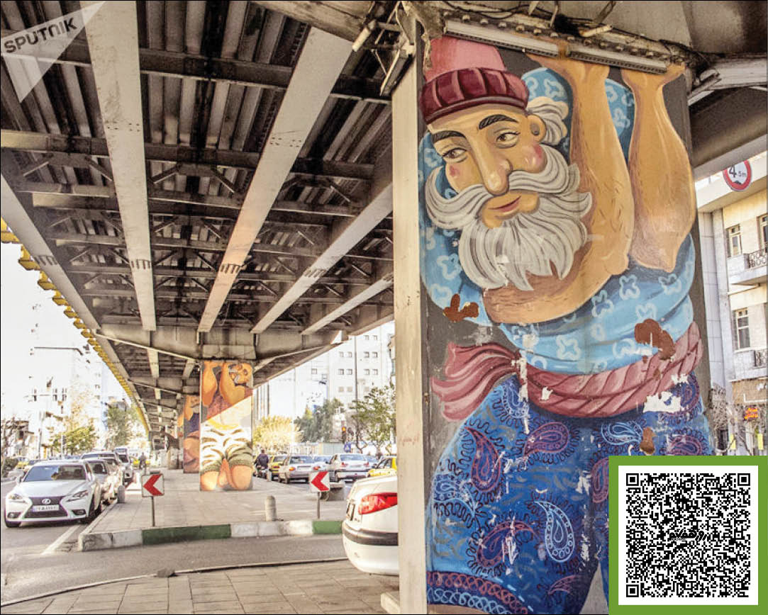 دیوارنگاره‌ها، معابر و پل‌های پایتخت را الوان کرده‌اند