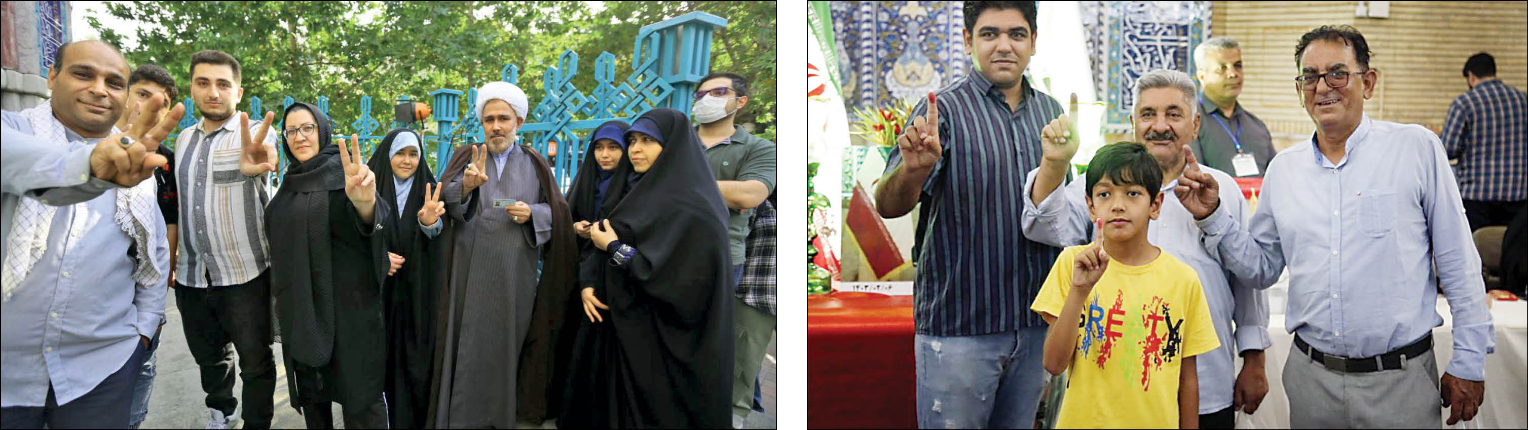 بسامدهای داخلی و خارجی انتخابات