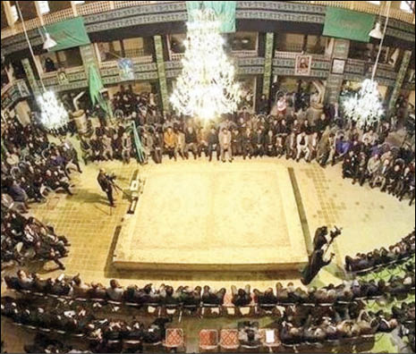 تعزیه حسینیه اعظم برغان