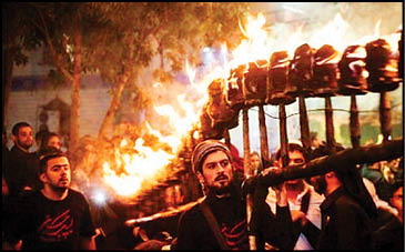 مشعل‌‌گردانی بهبهانی‌ها