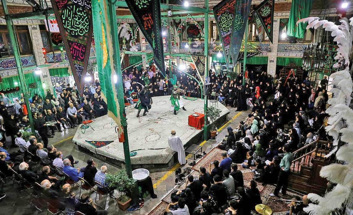 تعزیه‌خوانی در تکیه تجریش