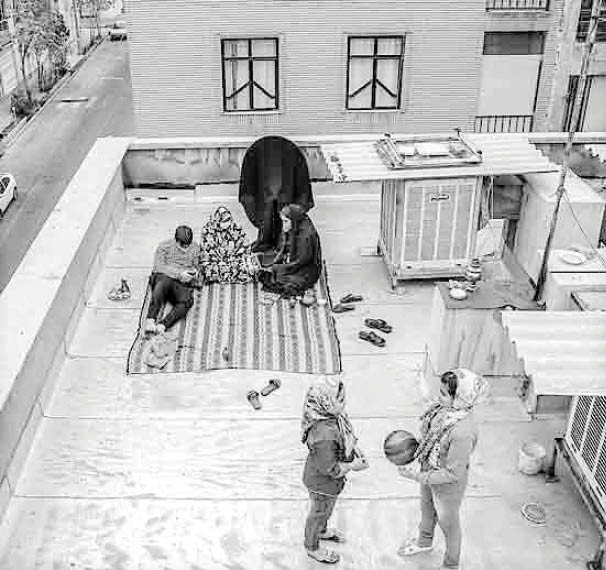 بفرمایید شام روی پشت‌بام!