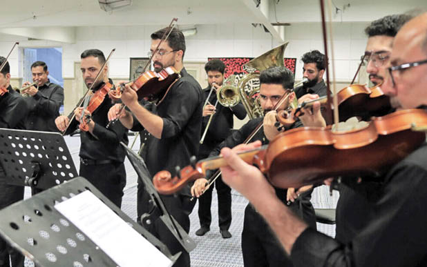 ارکستر سمفونیکی که در مراسم تنفیذ رئیس‌جمهور نواخت